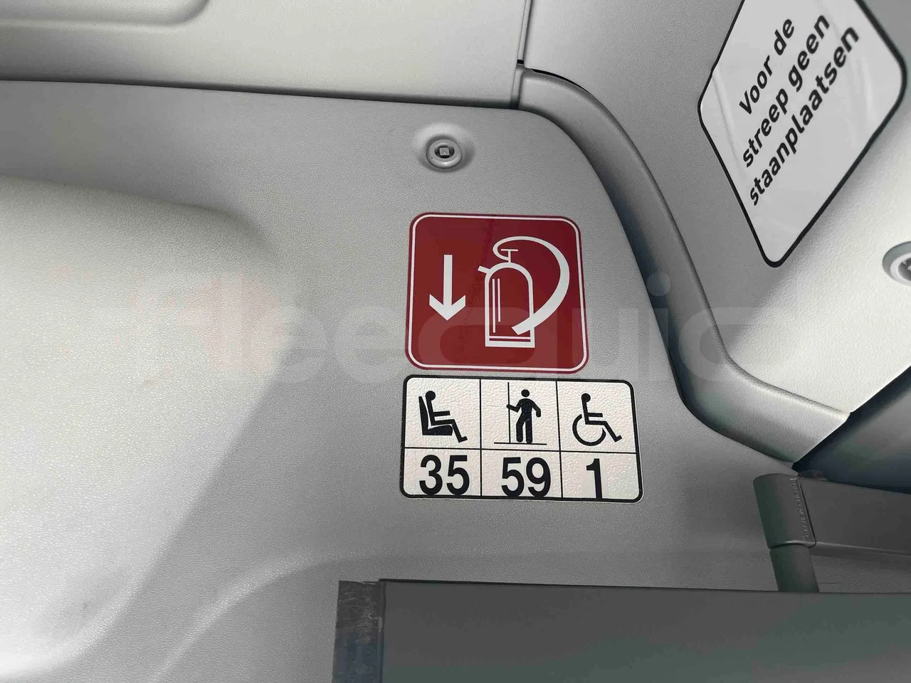 Mercedes-Benz Citaro - seat plate photo