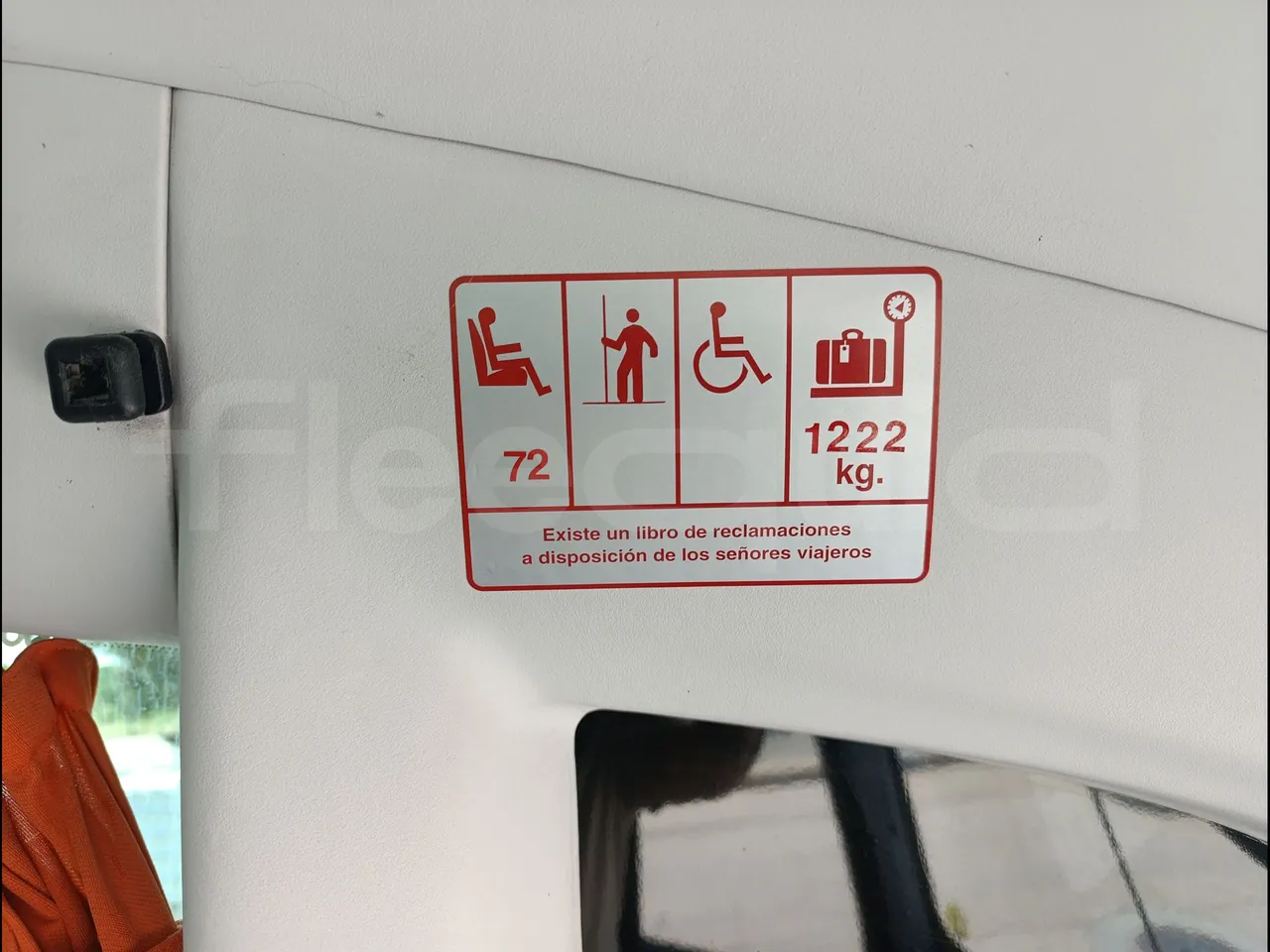 Irizar i6 14.5.37-EUR5-14.98m-345Kw - seat plate photo