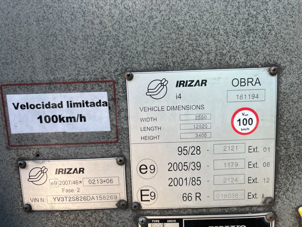 Irizar Volvo i4CD i4CD - Euro5 - 278kW - 12.920mt - onboard devices 3