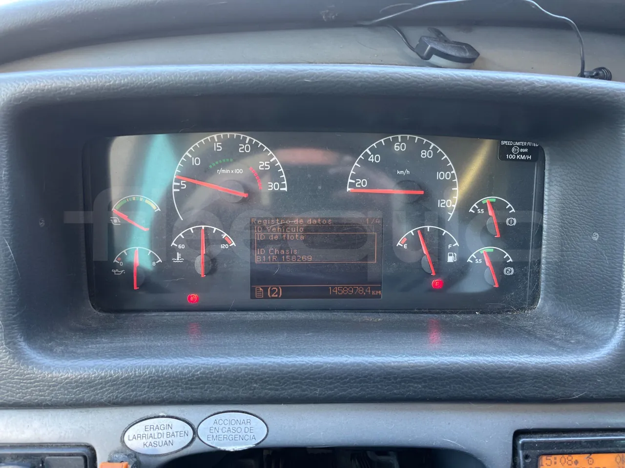 Irizar Volvo i4CD i4CD - Euro5 - 278kW - 12.920mt - dashboard lights on