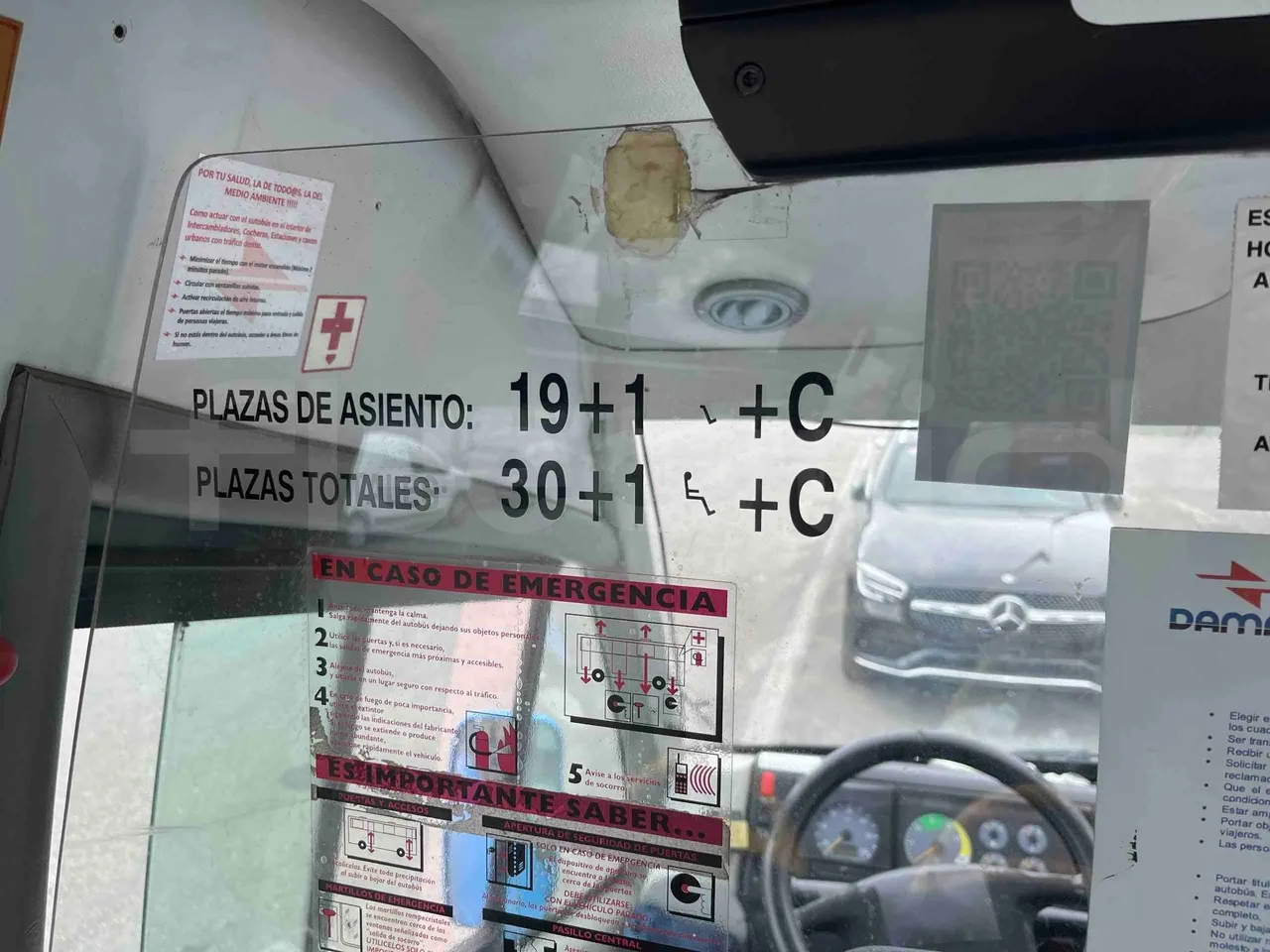 Mercedes-Benz 816 - seat plate photo