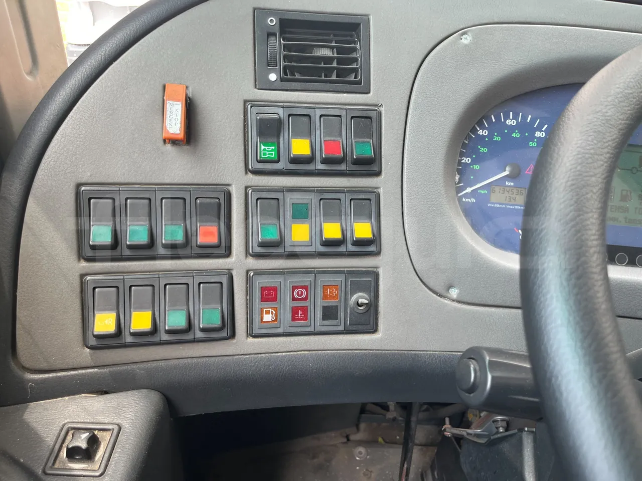 Temsa Tourmalin - buttons panels on