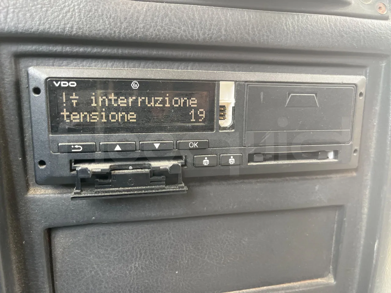 Temsa Tourmalin - Tachograph