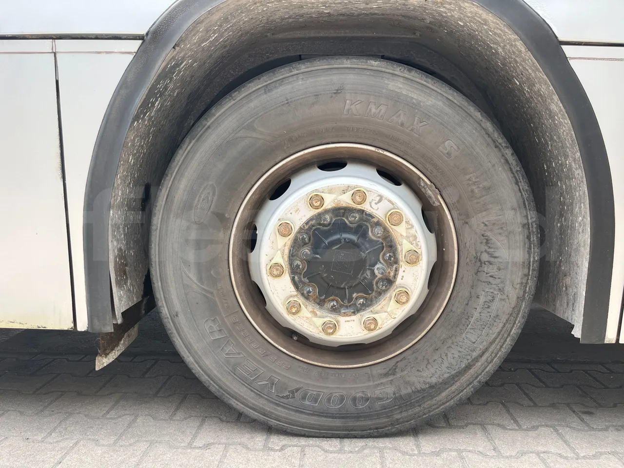 Temsa Tourmalin - front left tire measurements