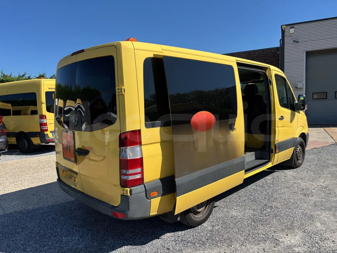 Mercedes-Benz Sprinter - 3/4 Rear Right Side Doors Open
