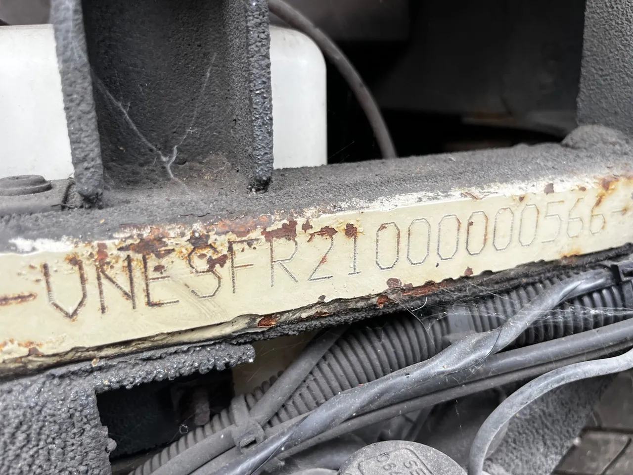Iveco Magelys - chassis VIN photo