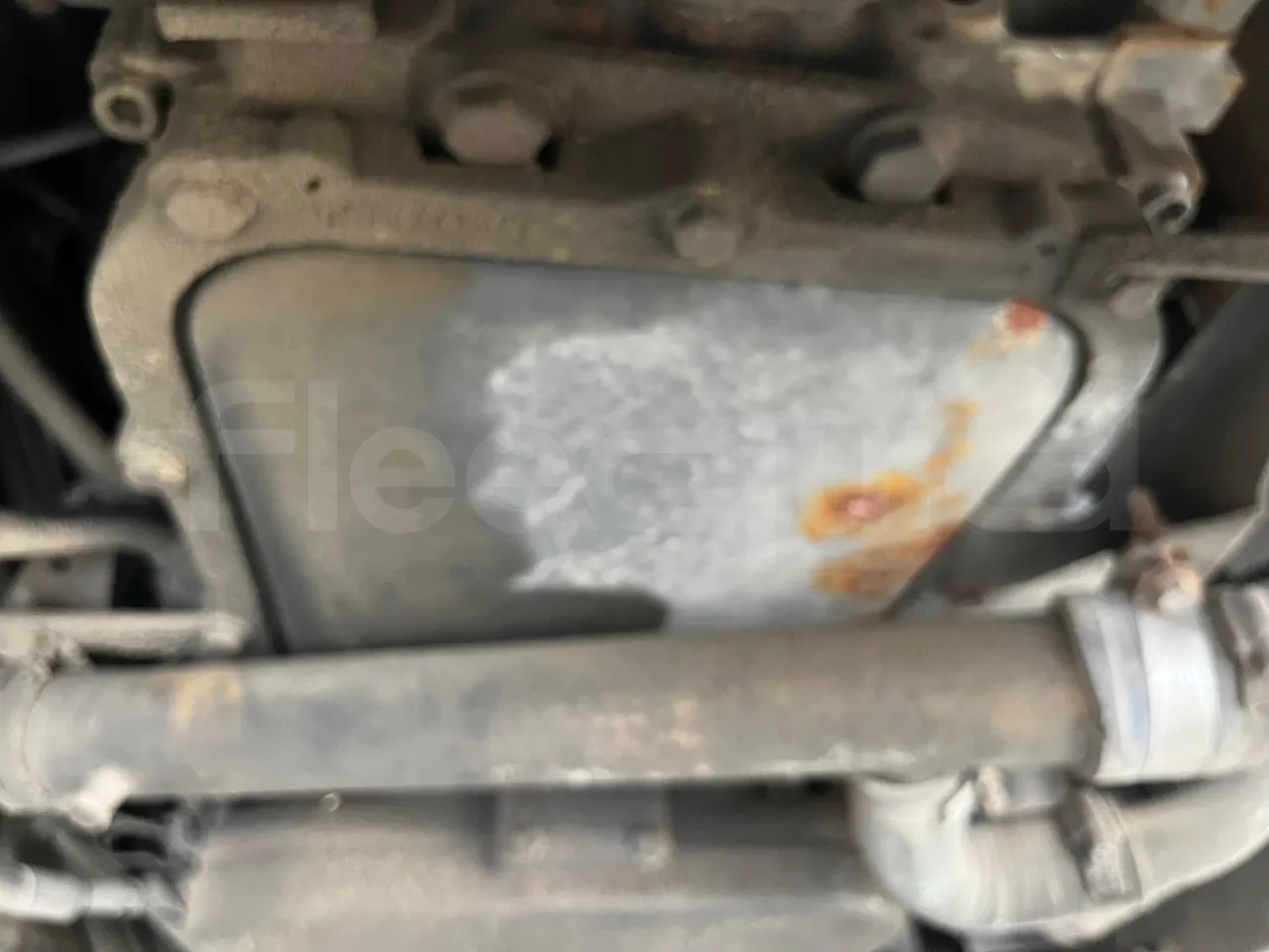 Iveco Magelys - engine without protection