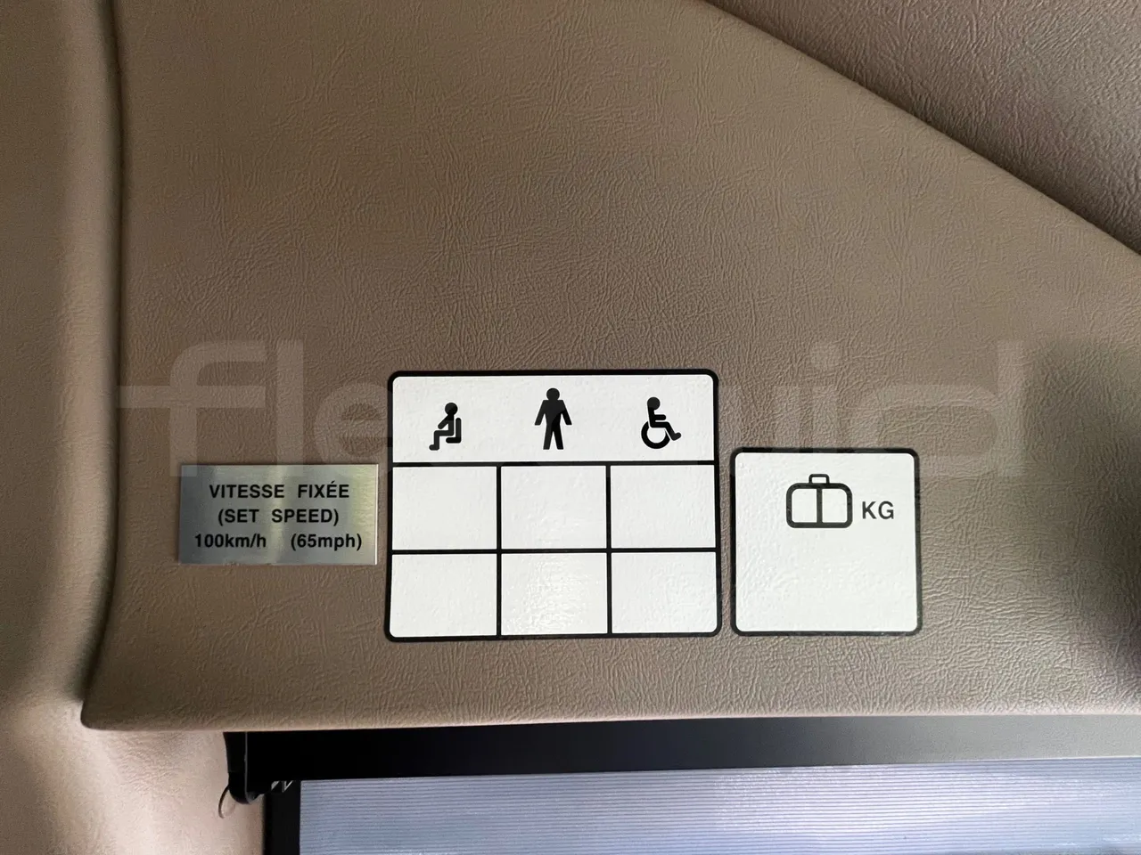 Iveco Magelys - seat plate photo