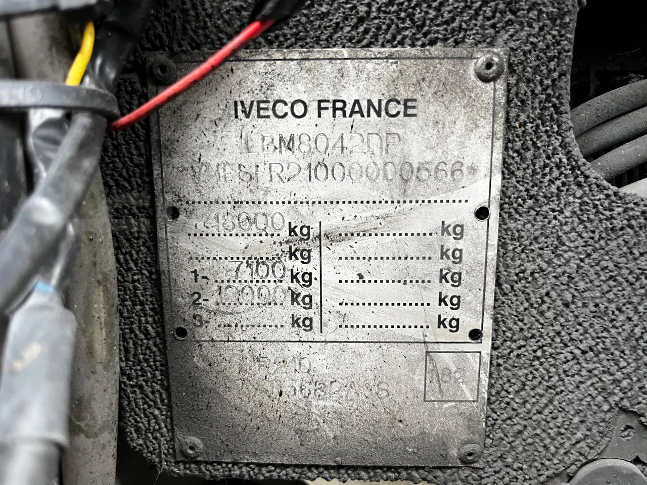 Iveco Magelys - vehicle plate photo