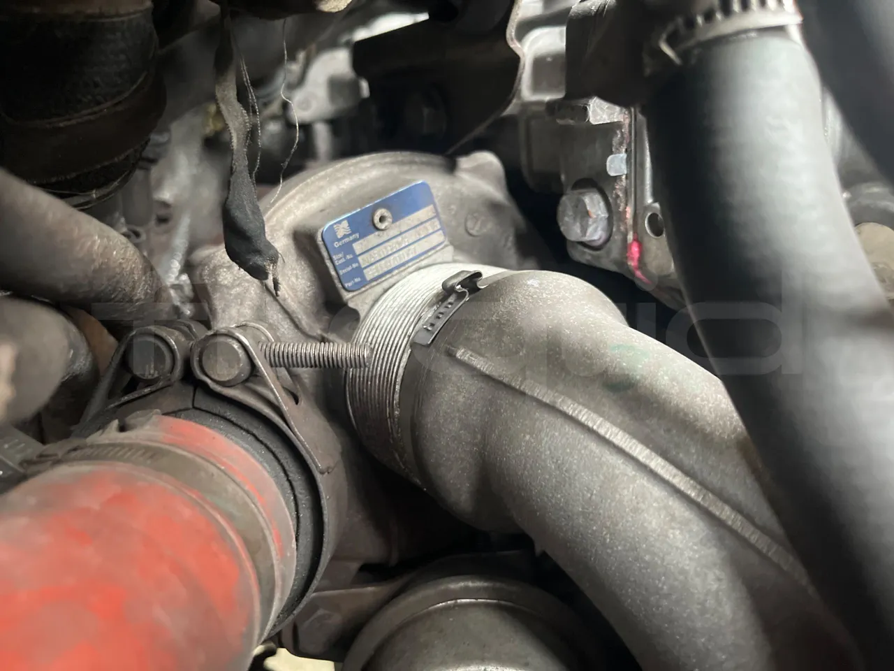 Iveco A50C17 CA1S1B-1E1DM/ Euro 5 - 125 Kw - 7.8 Mt - engine plate photo