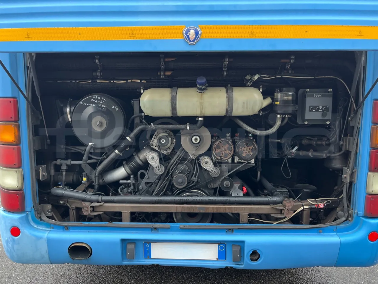 Scania Omniline IL94IB - Euro3 - 221kW - 12mt - rear hatch open