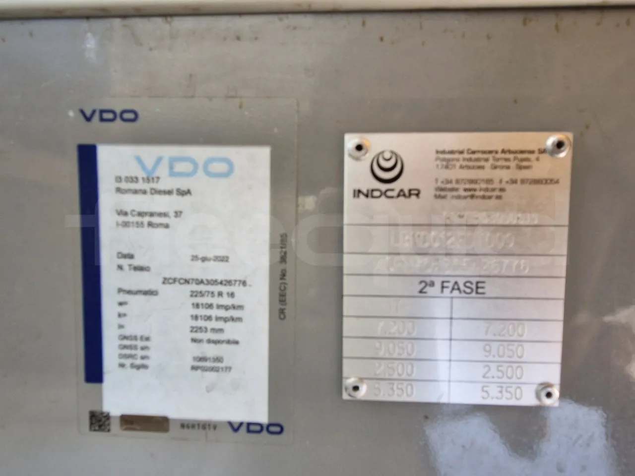Iveco Indcar WGIVMY11 MOBI SCUOLABUS - EUR6 - 100Kw - 8,592m - vehicle plate photo