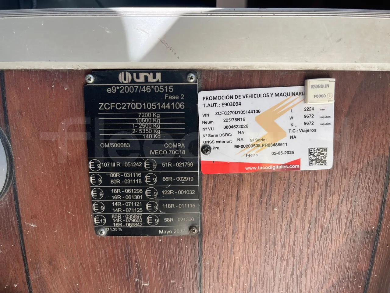 Iveco Daily 70C18 - EUR6 - 132 KW - 8.508 MT - onboard devices 3