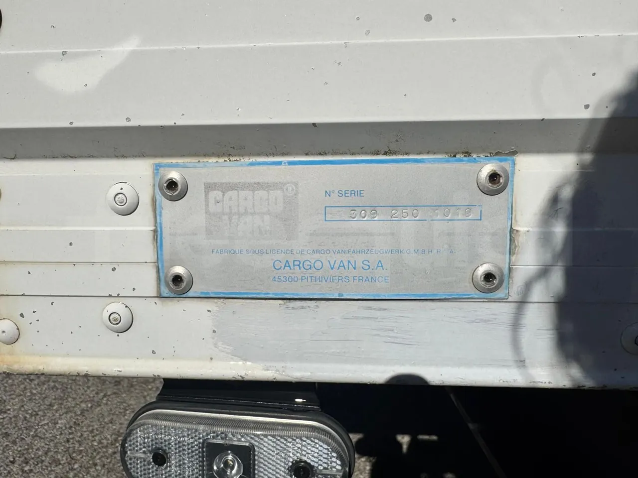 Harbeck Franz 0200TA Rimorchio - 6.550m - engine plate photo