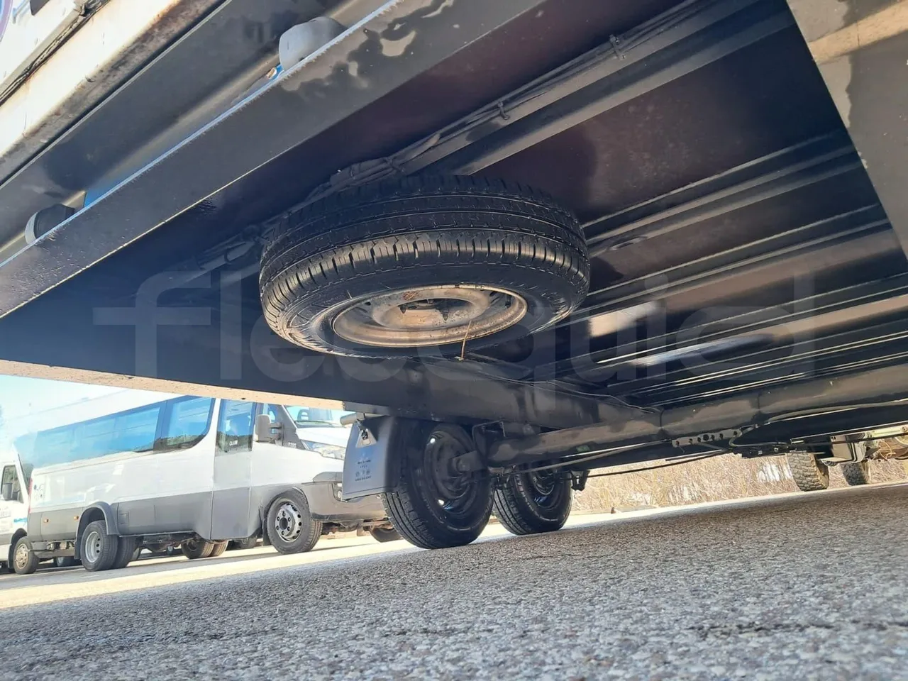 Harbeck Franz 0200TA Rimorchio - 6.550m - front undercarriage from front