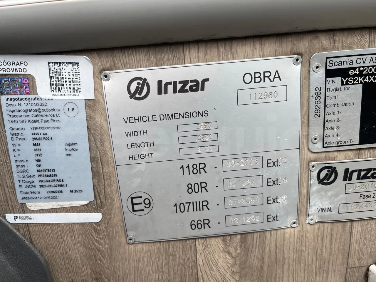 Irizar i6 12.35 - Euro6 - 302kW - 12.200mt - onboard devices 3