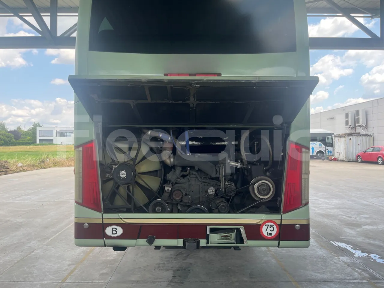 Van Hool Acron TX15 - EUR5 - 300kW - 12.2m - rear hatch open (mandatory for bus to scrap)