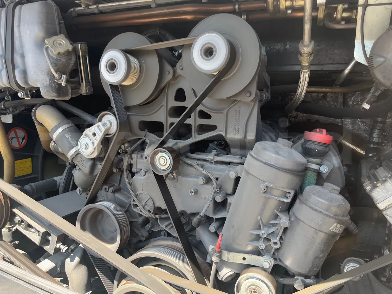 Setra S411 HD - preheater webasto photo
