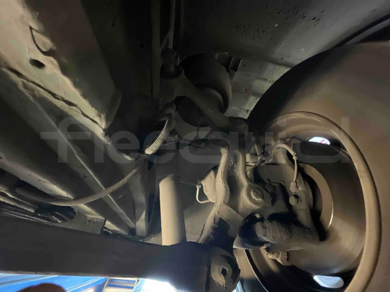 Man Lion's Intercity - front shock absorbers left