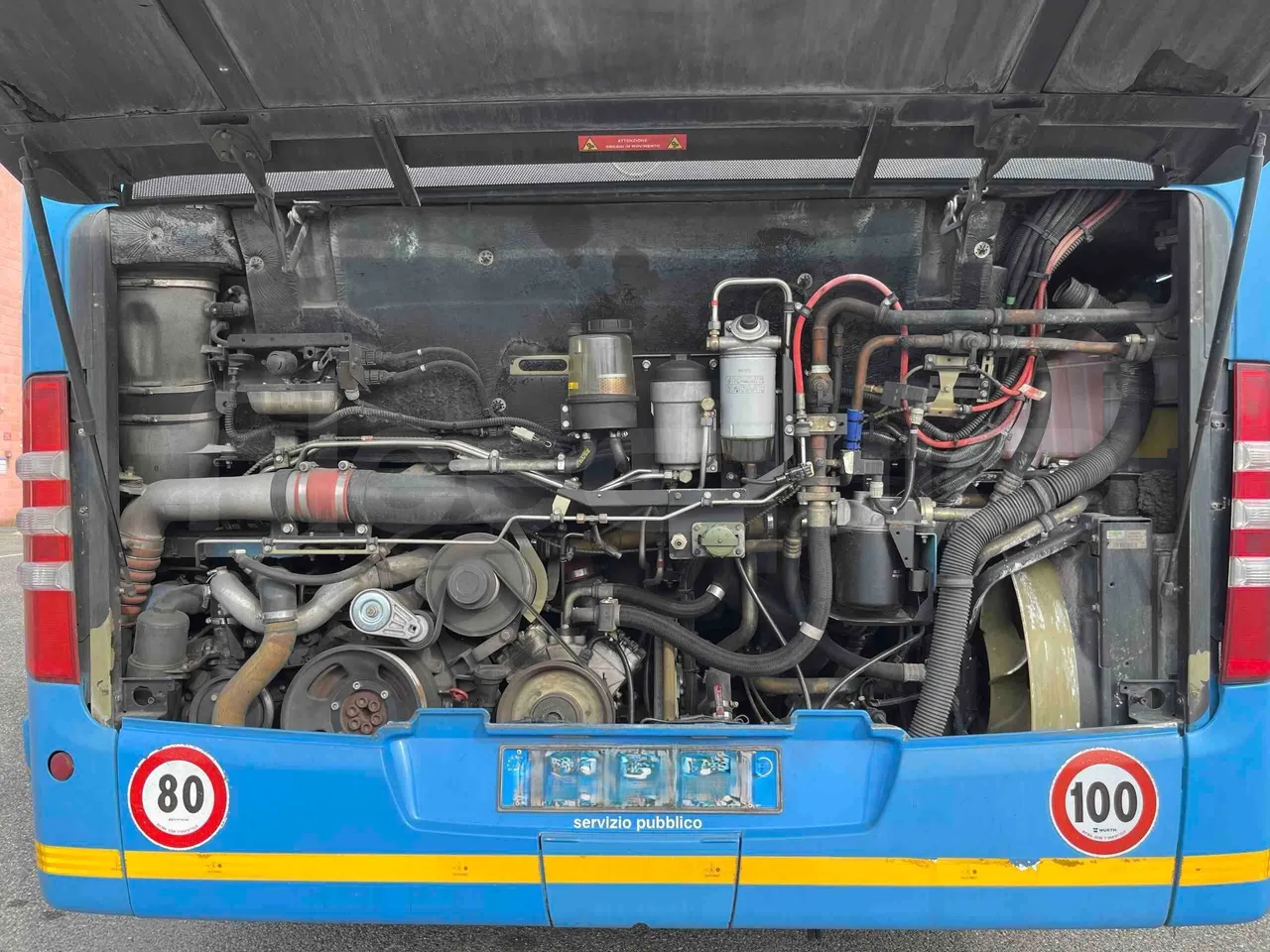 Mercedes-Benz Citaro O 530/2PCL2E4 - Euro 4 - 210 kW - 11,950 mt - rear hatch open