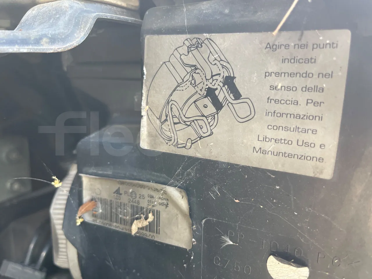 Fiat Ducato 250EDMLC BXL - Euro4  - 115kW - 6.363mt - engine plate photo