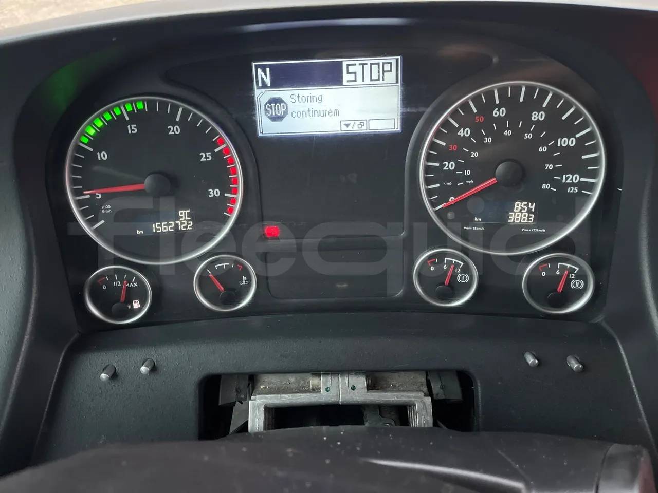 Man Lion's City A21 - EUR5 - 206kW - 11.980m - dashboard lights on