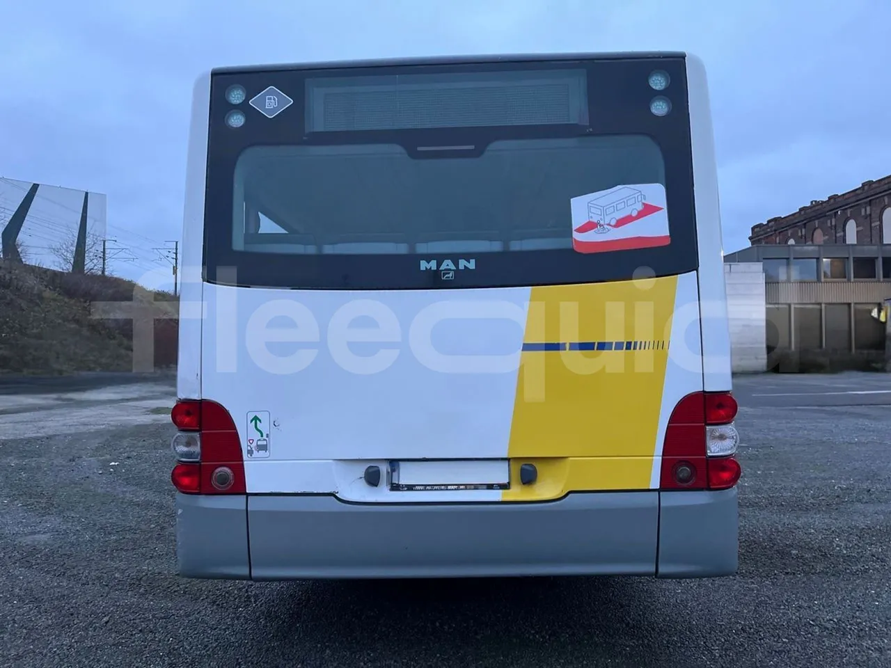 Man Lion's City A21 - EUR5 - 206kW - 11.980m - rear hatch closed