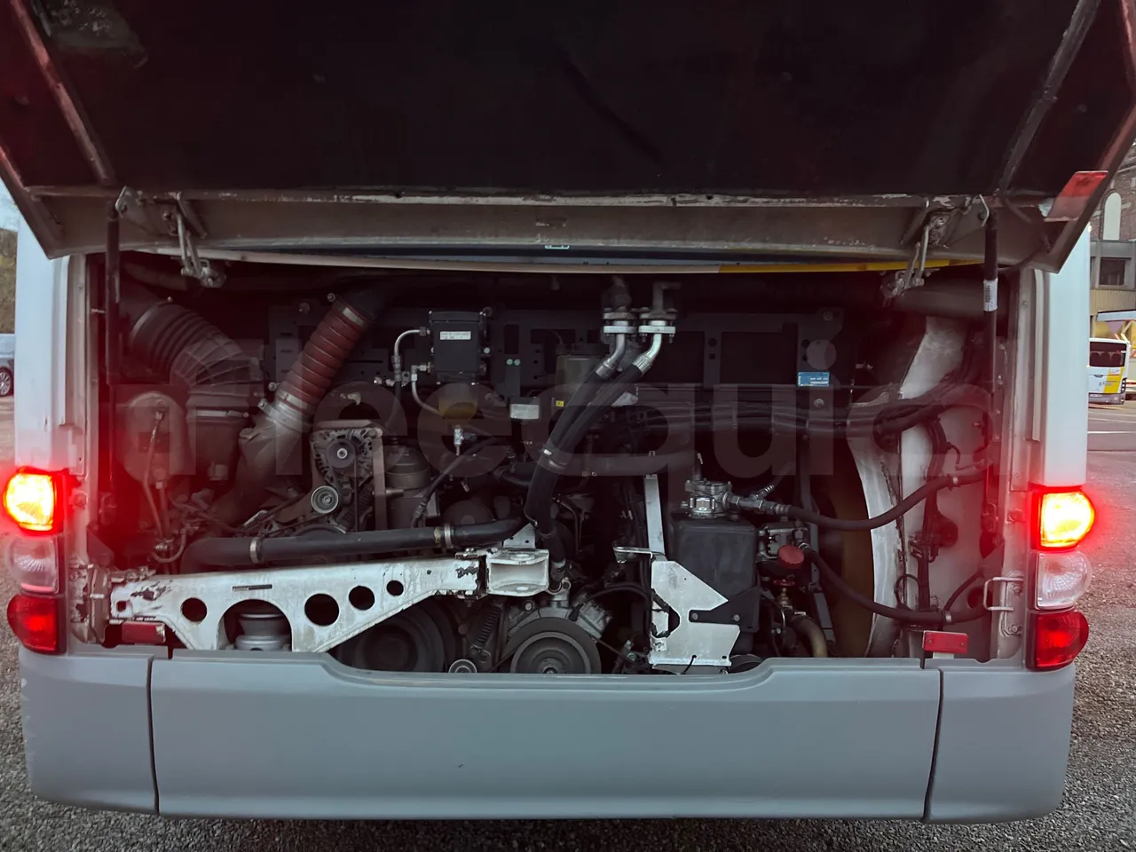 Man Lion's City A21 - EUR5 - 206kW - 11.980m - rear hatch open