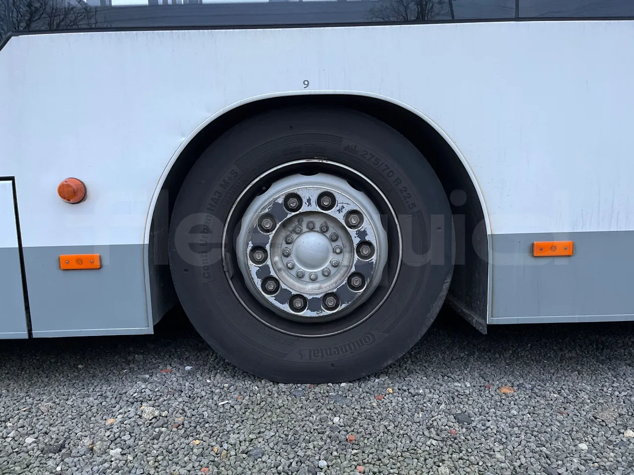 Man Lion's City A21 - EUR5 - 206kW - 11.980m - front left tire measurements