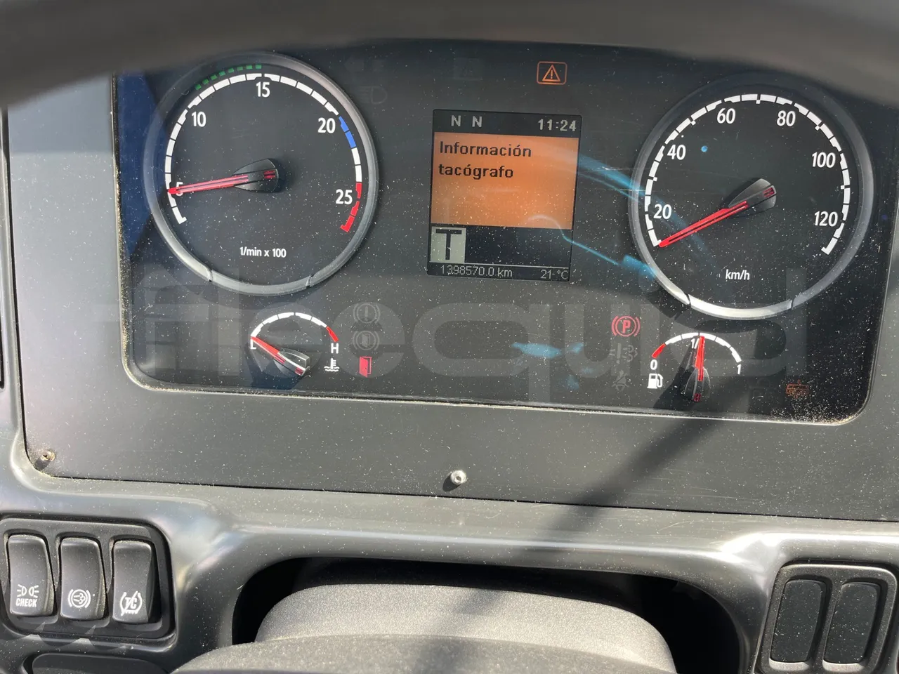 Scania 13BEX2E K440EB6X - EUR5 - 324kW - 14.980m - dashboard lights on