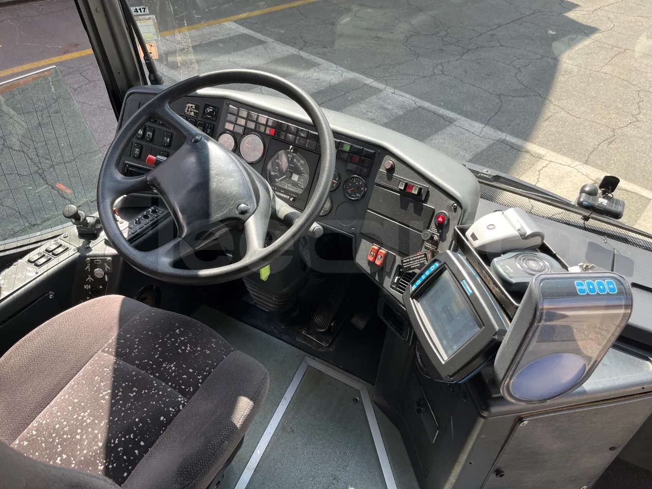 Setra S319 - buttons panels on