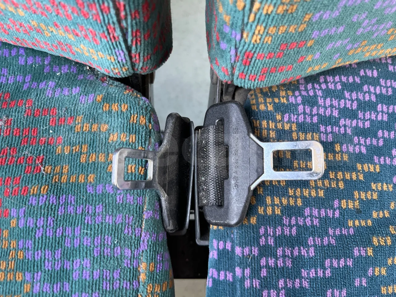 Setra S319 - central seat safety belt