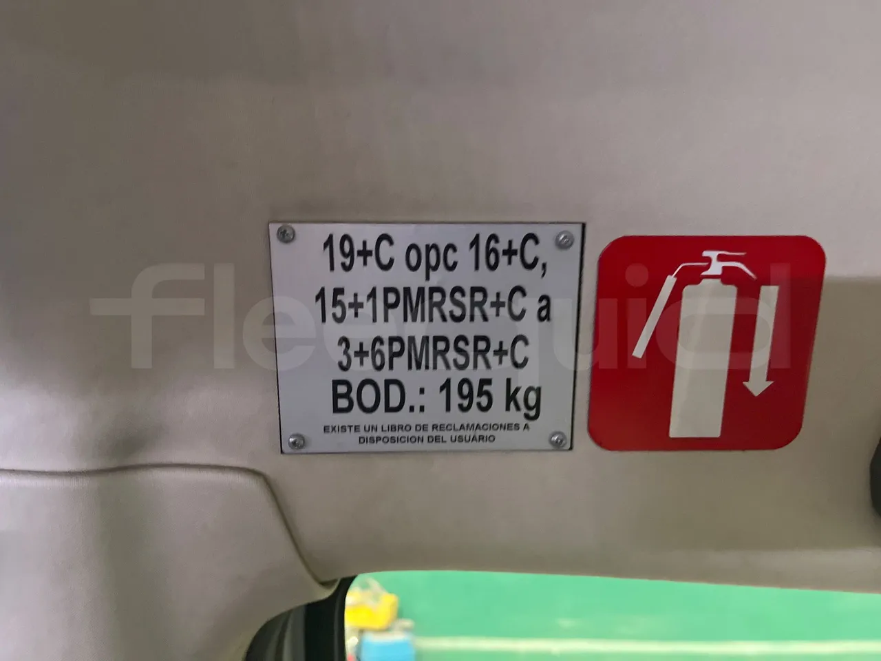 Mercedes-Benz Sprinter Noge - EUR6 - 140kW - 7.361m - seat plate photo