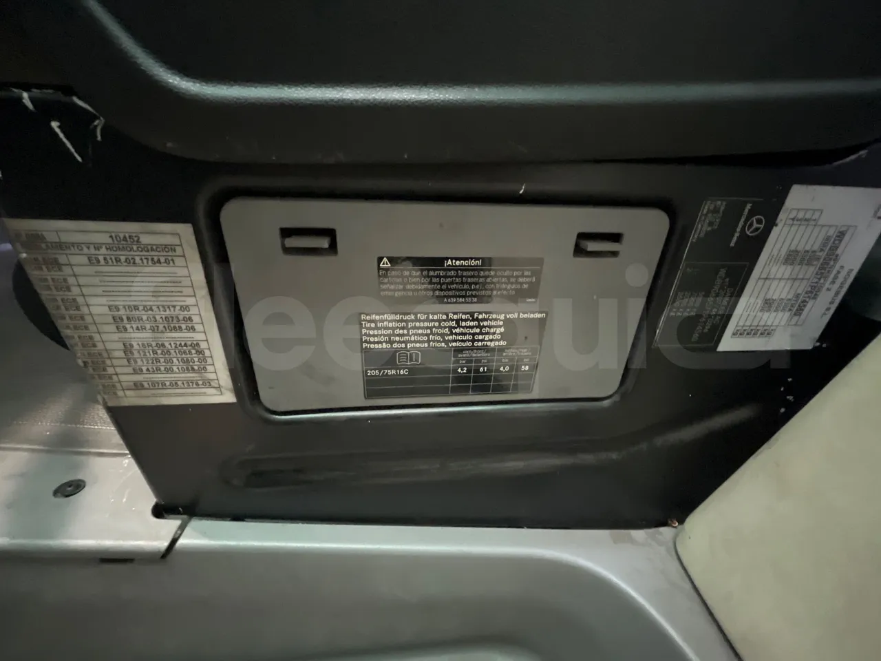 Mercedes-Benz Sprinter Noge - EUR6 - 140kW - 7.361m - vehicle plate photo