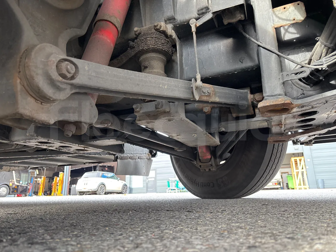 Van Hool Astromega TDX27 - EUR6 - 375kW - 14.105m - front axle right side