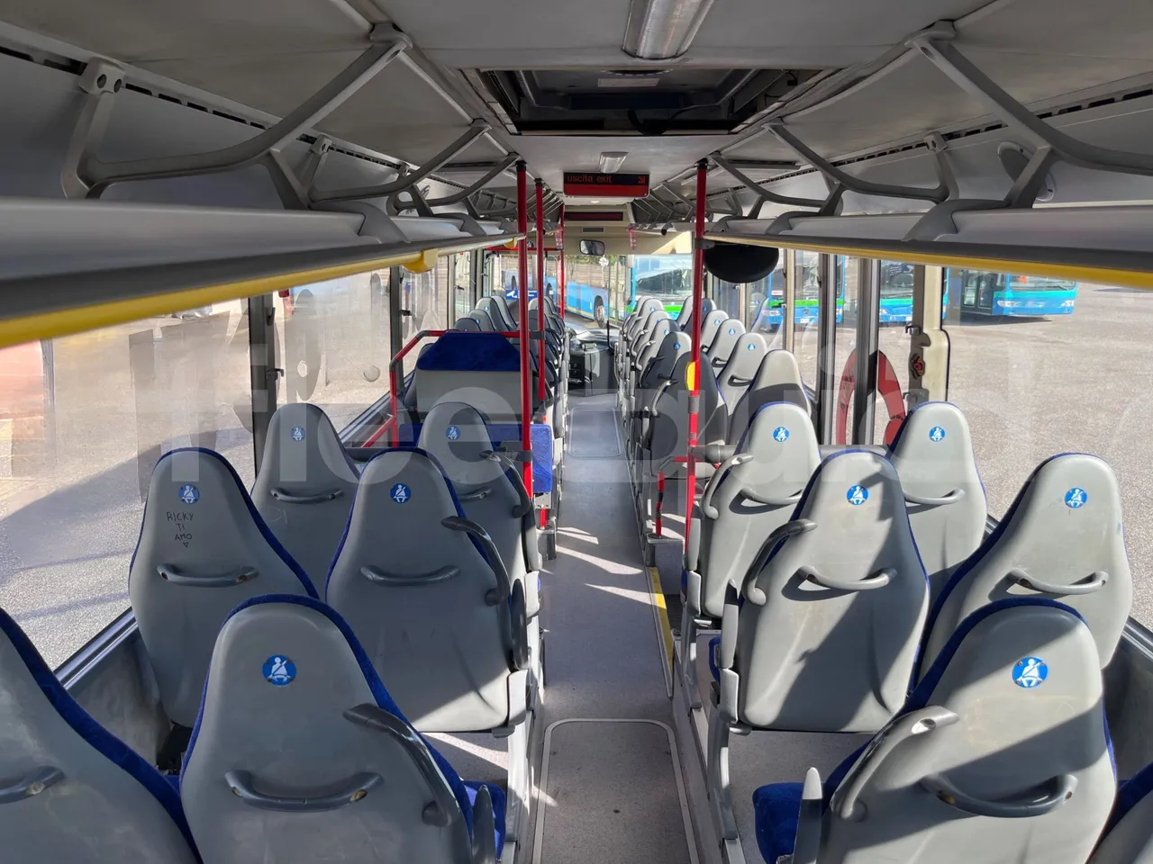 Mercedes-Benz Integro E5 4 - EUR5 - 220kW - 12.14m - forward view all seats last row height