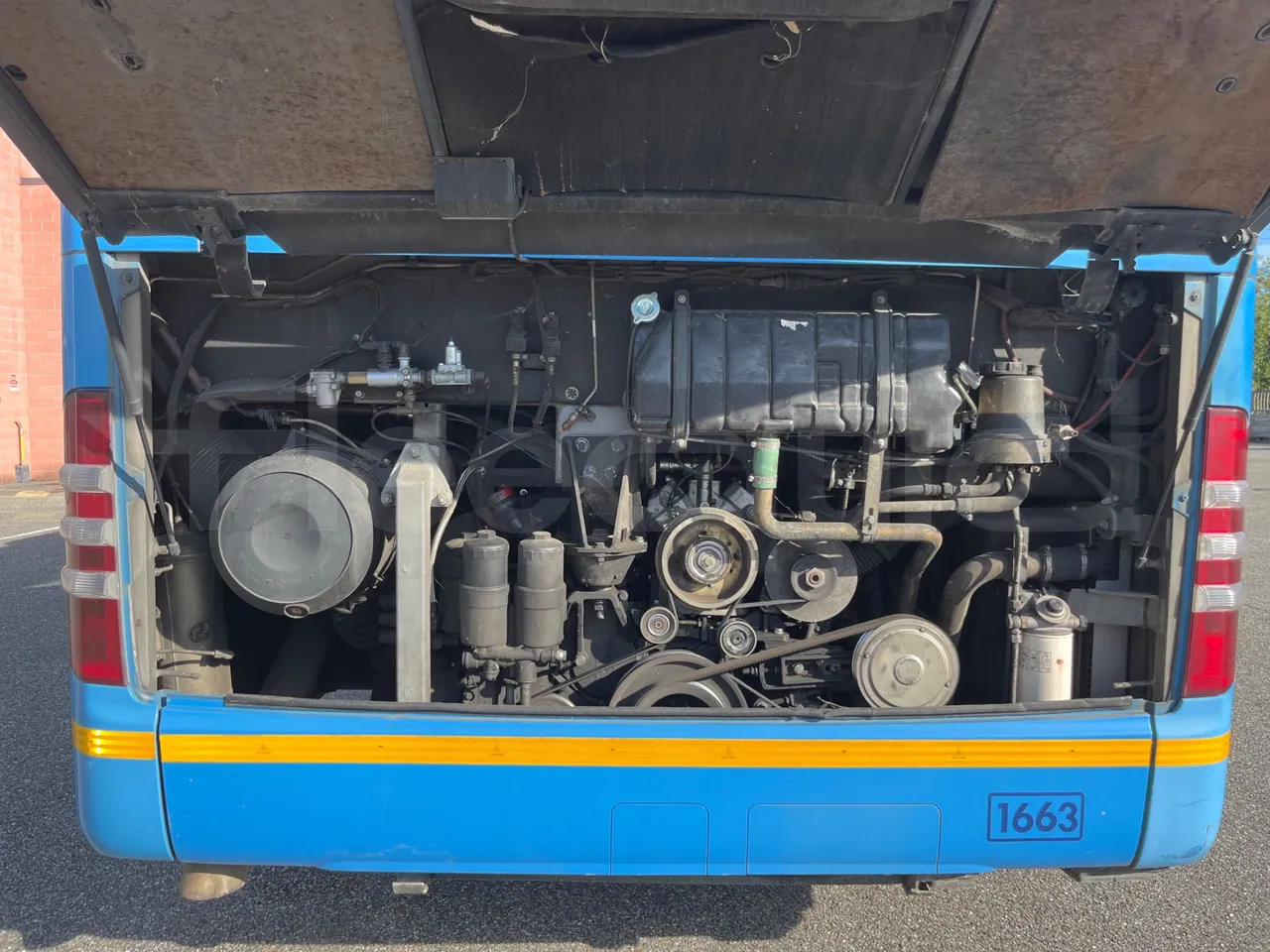 Mercedes-Benz Integro E5 4 - EUR5 - 220kW - 12.14m - rear hatch open (mandatory for bus to scrap)