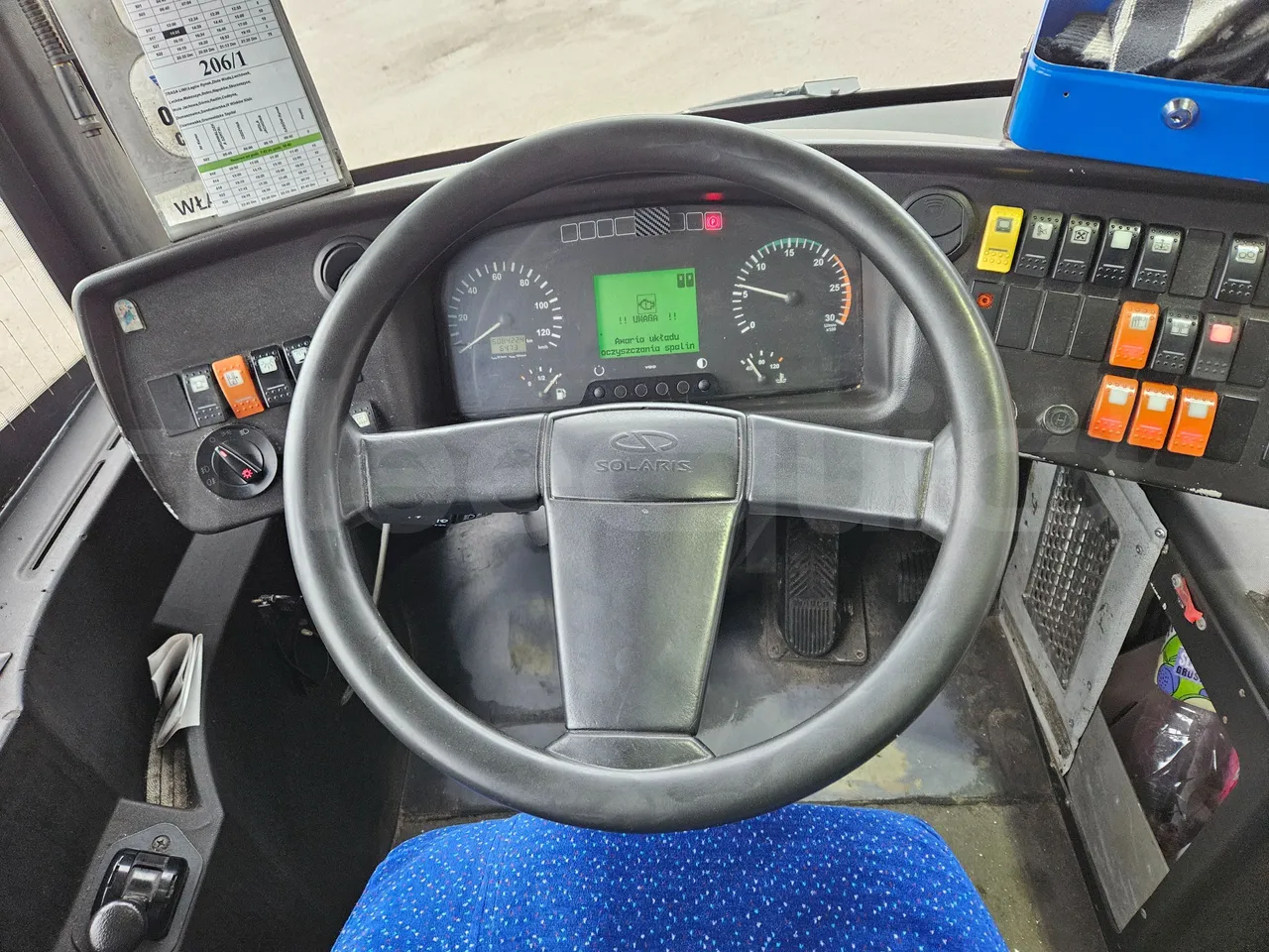 Solaris Urbino 18 - EUR4 - 231kW - 15m - steering wheel photo