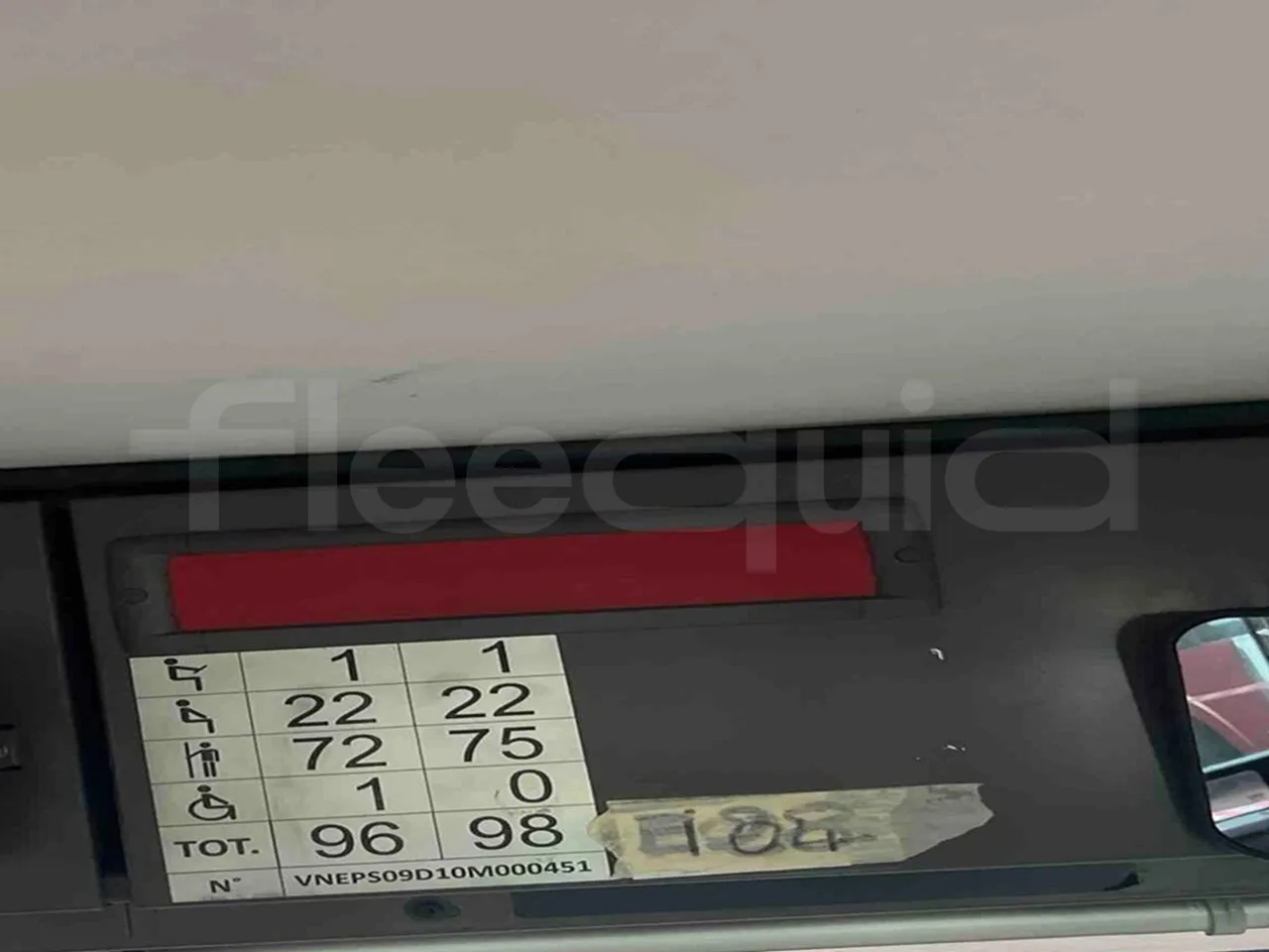 Iveco Citelis - seat plate photo