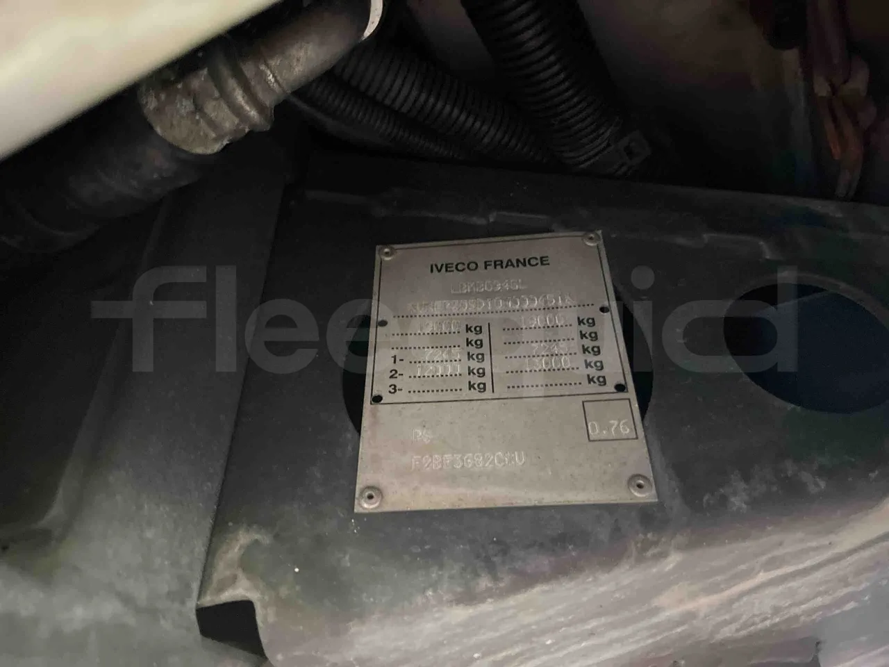 Iveco Citelis - vehicle plate photo
