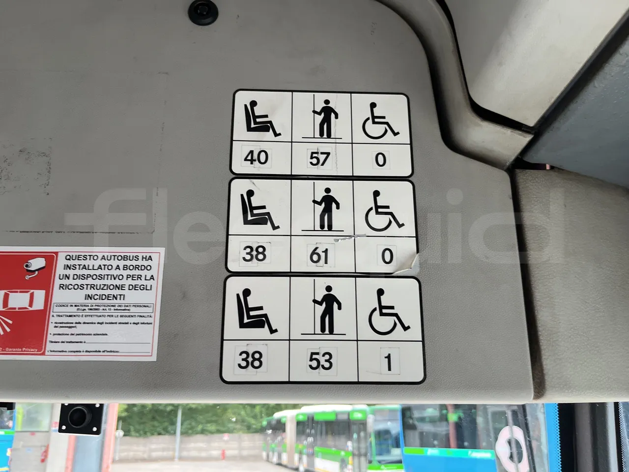 Mercedes-Benz Citaro - Seats Plate