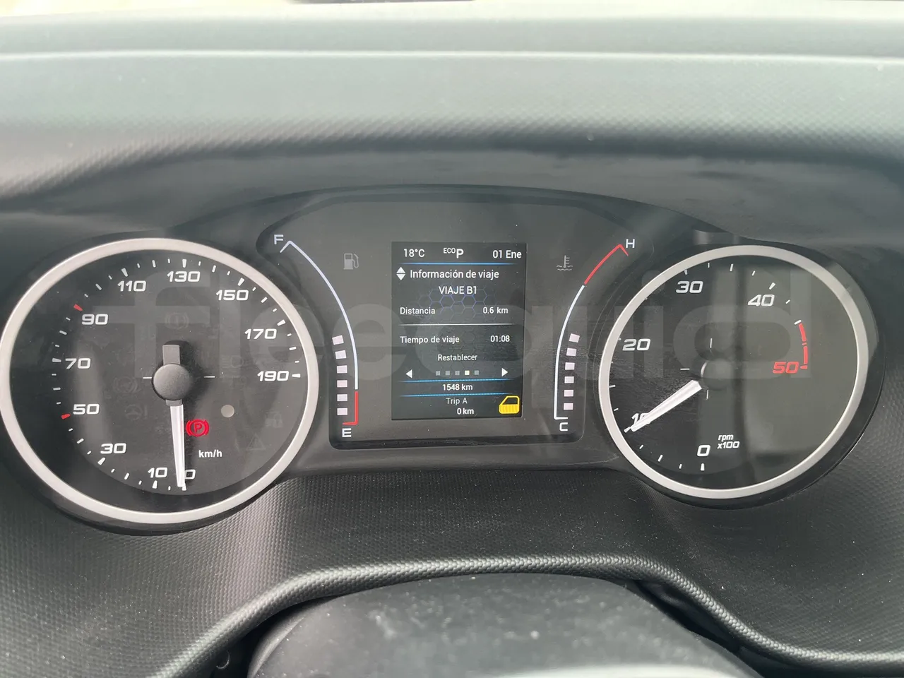 Iveco Daily - Dashboard Engine On