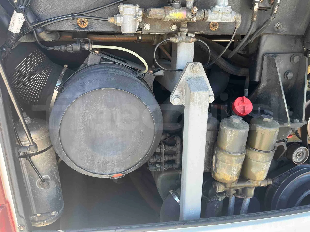 Setra S415 UL - EUR5 - 220kW - 12.200m - engine plate photo