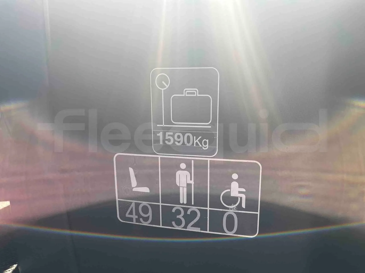Setra S415 UL - EUR5 - 220kW - 12.200m - seat plate photo