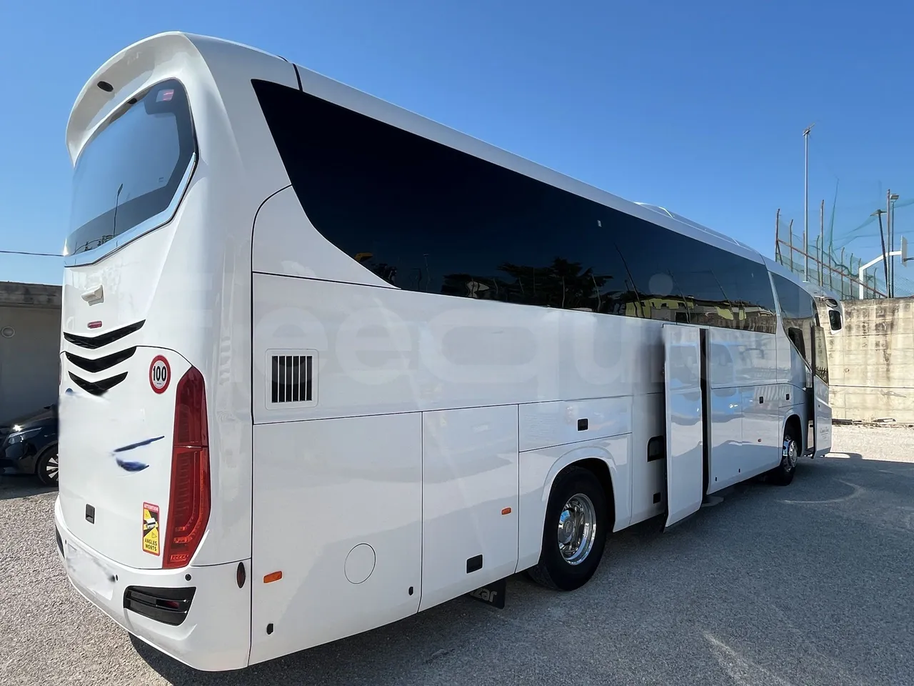 Irizar i8 - 3/4 Rear Right Side Doors Open