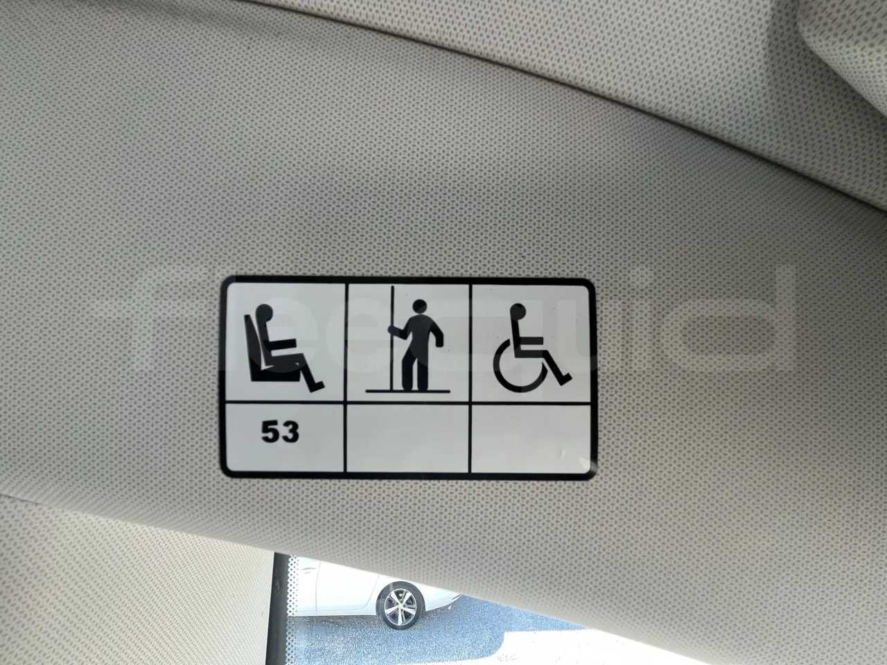 Irizar i8 - Seats Plate