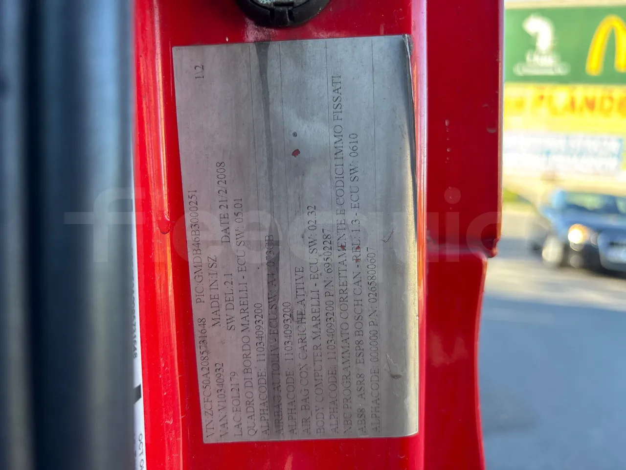 Iveco Daily 50C15V-EUR4 - 107kW - 7.012m - vehicle plate photo