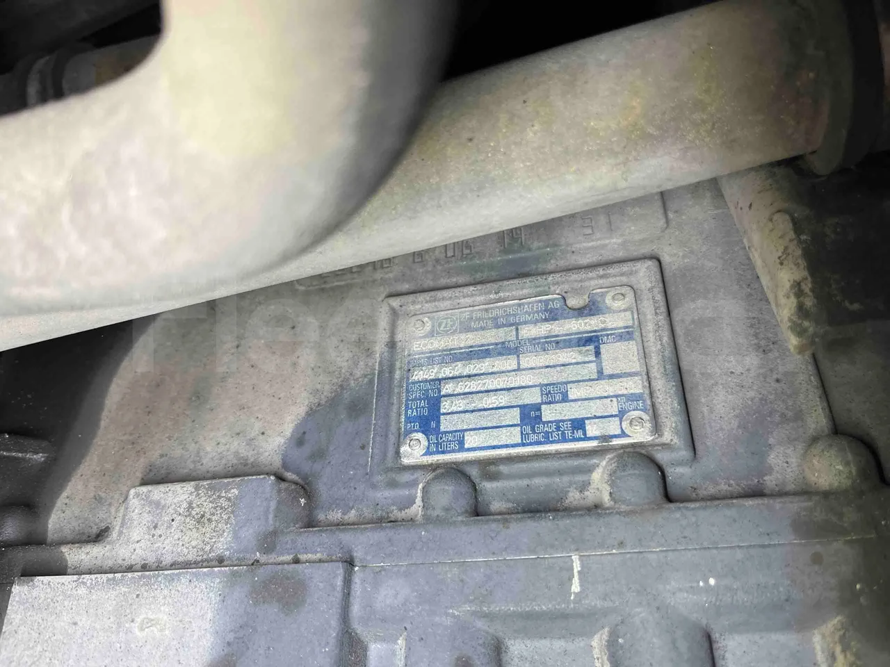 Mercedes-Benz Citaro O 530 G - Euro5 - 260kW - 17.940mt - gearbox plate photo