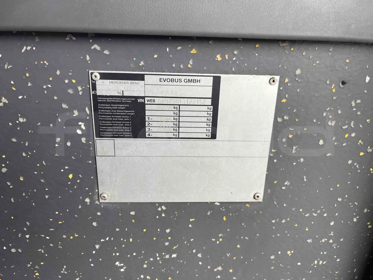 Mercedes-Benz Citaro O 530 G - Euro5 - 260kW - 17.940mt - vehicle plate photo