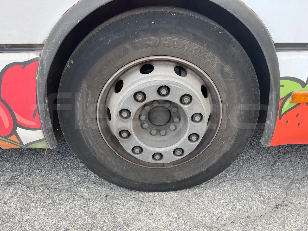 Iveco Citelis PS09D5/A/83 - EUR5 - 213kW - 10.46m CNG - front left tire measurements